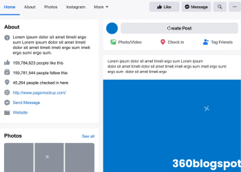 Illustration showing the key differences between a Facebook personal account and a Facebook business page.